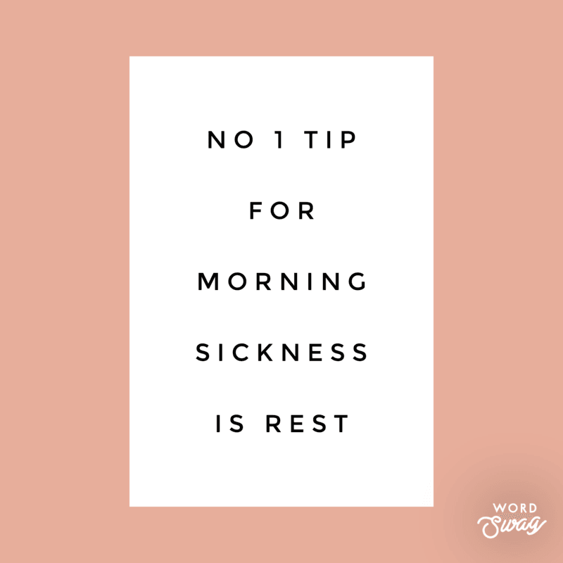 Let's talk morning sickness Let's talk morning sickness